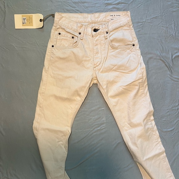Rag And Bone White Jeans NWT Size 28 - Picture 1 of 6
